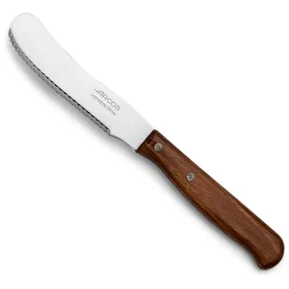 Arcos Buttermesser Edelstahlklinge 90 mm - Holzgriff, Edelstahlnieten, Serie Latina - Ideal für präzises Schneiden und Streichen
