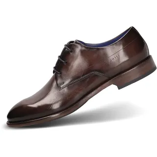 bugatti Herren-311-A5T09-1000-6100-Schnürer,Dark Brown,42