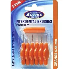 Beauty Formulas, Interdentalbürste, Active Oral Care - Interdental Brushes Interdental Cleaners 0.45Mm 6Pcs. (6 x, 0.45 mm)