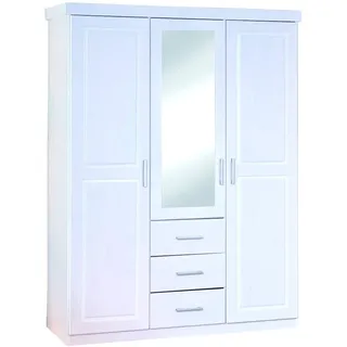 Interlink Drehtürenschrank Geraldo 140 x 190 x 55 cm Weiß
