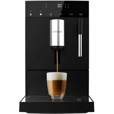 Cecotec Superautomatische Kompakt-Kaffeemaschine mit Dampferzeuger Cremmaet Compact Steam, 1350 W, 19 Bar, Thermoblock-System, 150 g Bohnenbehälter mit Mahlwerk und 1,1 L Wassertank