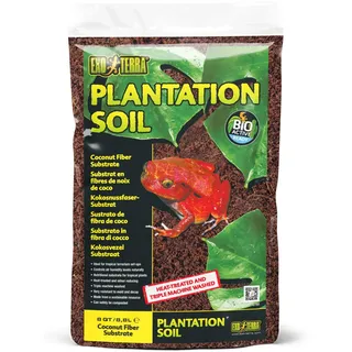 Exo Terra Plantageerde, 7,2 Viertel, braun