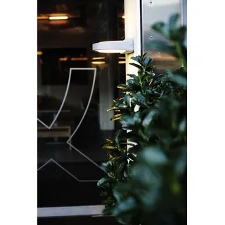 Lutec Origo Wandlampe Aussenlampe Aussenleuchte Silber 1849 Si - Silber