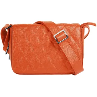 Cluty Henkeltasche Leder Orange