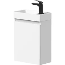 welltime Waschtisch »Mini«, Breite 40cm, mit Soft-Close-Funktion, FSC zertifiziert, weiß