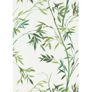 Erismann Vliestapete ERISMANN "Vliestapete Bamboorelle", grün (grün1), B:0,53m H:0,09m L:10,05m, Vlies, Tapeten, Vliestapete, Phthalate frei