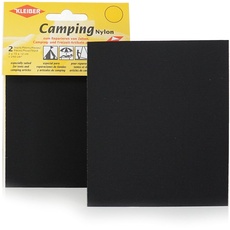 Bild Camping Nylon Flicken für Zelte selbstklebend schwarz,