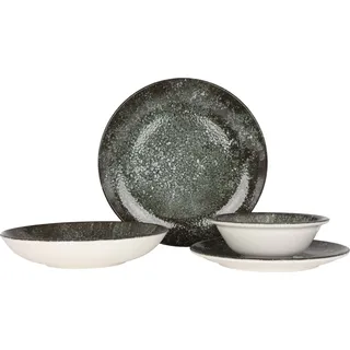 Bonna Geschirrset (Medium) - Cosmos - 24 teilig - 6 Personen - Porzellan - Bunt