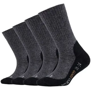 CAMANO Jungen 9301 Socken, Grau, 31-34