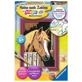 Ravensburger Malen nach Zahlen Pferd im Stall