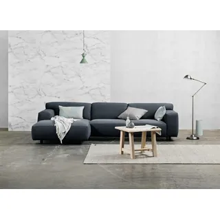 furninova Ecksofa »Vesta, modern und sehr bequem, tolle Detailverarbeitung, L-Form«, im skandinavischen Design, blau