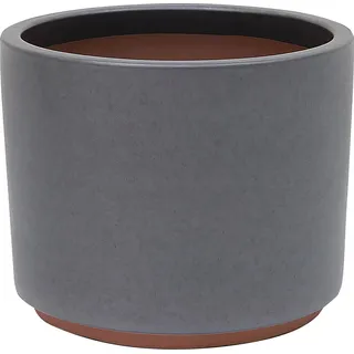 Pflanztopf Keramik Anthrazitschwarz 32 cm x 32 cm x 26 cm