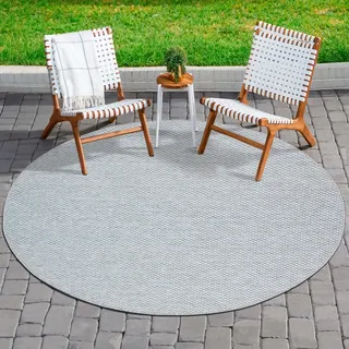 Sanat "Melissa 8000", rund 10 mm Höhe Kurzflor, In -und Outdoor geeignet, Wohnzimmer,