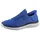 Slip-On Sneaker SKECHERS "SUMMITS-HIGH RANGE", Herren, Gr. 45, blau (royalblau), Textil, Schuhe Slip-On Sneaker, Freizeitschuh mit Slip Ins-Fersenpart für einen leichten Einstieg, Topseller