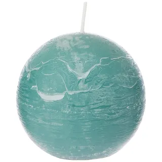 Spaas Rustikale geruchlose Kugelkerzen 80 mm smaragdgrün