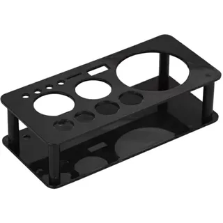 Sharplace Barkeeper-Werkzeughalter, Cocktail-Shaker-Ständer, praktischer Barkeeper-Kits-Aufbewahrungsständer für Hochzeitsfeier-Bar, Schwarz