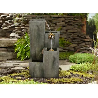 Gartenbrunnen Elegance Terrassenbrunnen mit Beleuchtung - Blau