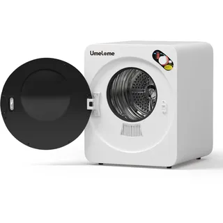 Ablufttrockner 4kg Umelome, 5 Trockenprogramme & Timer, Weiß