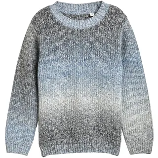 TOM TAILOR Jungen 1047508 Kinder Strickpullover mit Farbverlauf, 38535-Blue Gradient Knit Design, 116-122