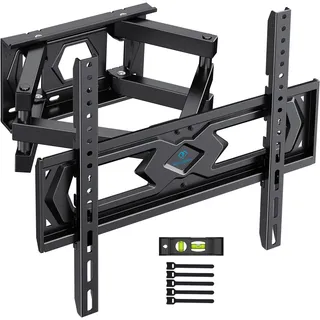 PERLESMITH TV-Montage für 32-55 Zoll Flach- und Kurvendisplay oder Monitor bis 45kg, max. VESA 400x400mm