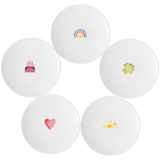 Villeroy & Boch Frühstücksteller 21,2 cm mehrfarbig 5er Set