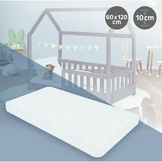 ML-Design Kindermatratze 60x120x10 cm, Schadstoff, 100 , Babymatratze mit Reißverschluss und waschbarem Bezug