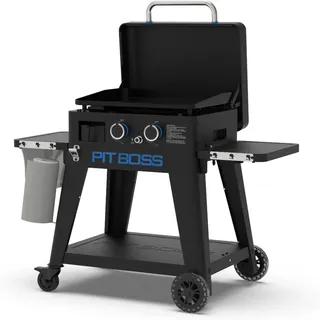 Pit Boss Gasgrill Ultimate Plancha Lift-Off mit 2-Brenner Schwarz-Weiß