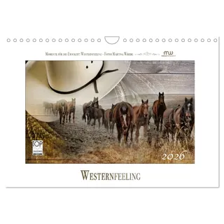 Calvendo Western-Feeling (Wandkalender 2026 DIN A4 quer), CALVENDO Monatskalender