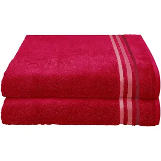 SCHIESSER Skyline Color Duschtuch 70 x 140 cm rot