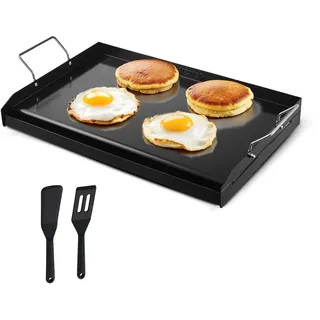 Vevor Grillpfanne 605 x 360 mm Karbonstahl schwarz