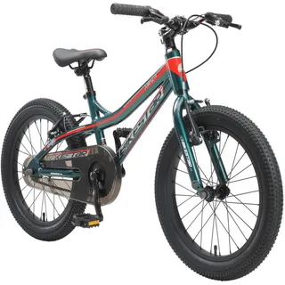 BIKESTAR Kinder Fahrrad MTB ab 5 Jahre | 18 Zoll Alu Mountainbike Kinderrad | Grün - Grün