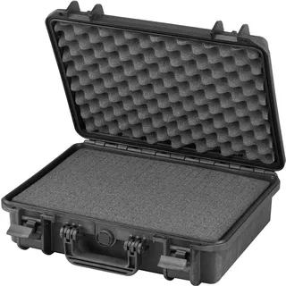 Max MAX380H115S Valigetta ermetica, Nero, 380 x 270 x 115 mm