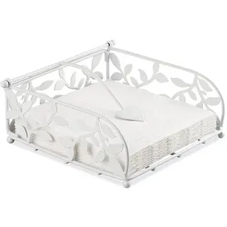 Serviettenhalter Serviettenspender "Branch Big White" weiß Metall Hochzeit