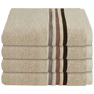 Skyline Color Handtuch 4 x 50 x 100 cm beige
