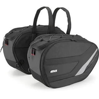 Givi Easy-Bag Easy10, Satteltaschen - Schwarz/Grau - 35/35 l