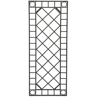 Gardenson Rankhilfe , Schwarz , Metall , 4x42x115 cm , Dekoration, Blumen & Blumentöpfe, Übertöpfe