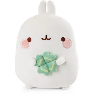 Figürliches Kissen MOLANG mit Kleeblatt 30x23cm