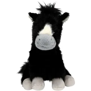 DEPESCHE Miss Melody Kuscheltier Pferd 20 cm Schwarz