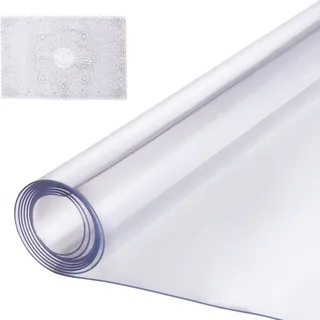 PVC-Tischschutz Tischdecke Tischfolie 914x1372mm Schreibtischschutz 1,5mm - Transparent