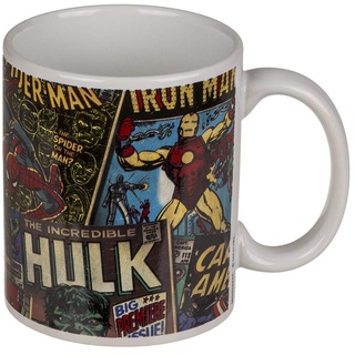 Out of the blue 78/8329 Keramik-Becher, Marvel Retro, für ca. 325 ml, H: 10 cm