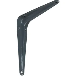 Alberts 348922 Konsole aus Stahl | wahlweise in verschiedenen Ausführungen | grau | Höhe 200 mm | Tiefe 150 mm