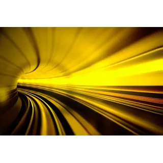 Papermoon Fototapete »Abstrakter Tunnel«, bunt