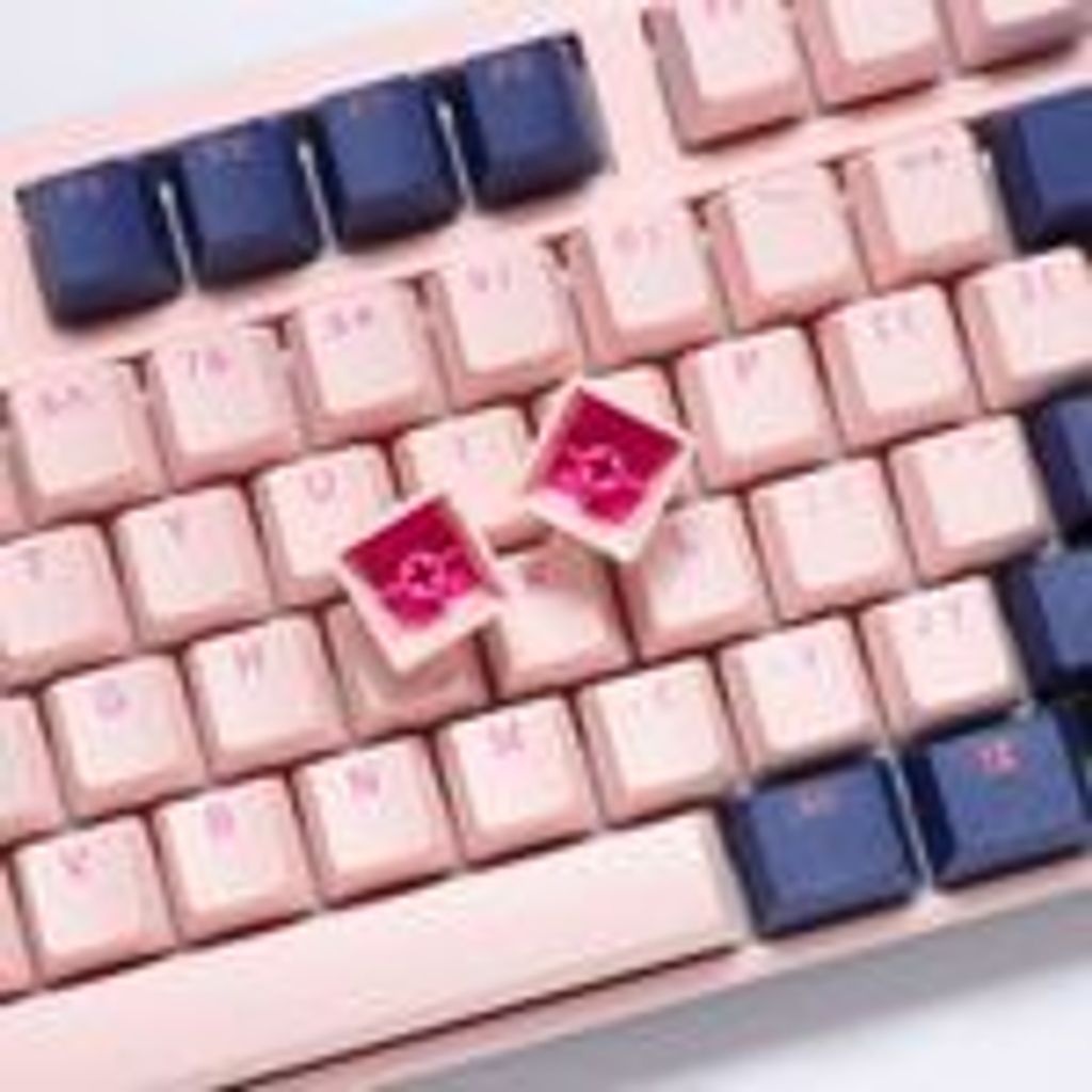 Bild von One 3 Fuji Tastatur USB US Englisch Pink