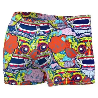 Turbo Bali Tribal Badehose Boxer - Navy - 3XL