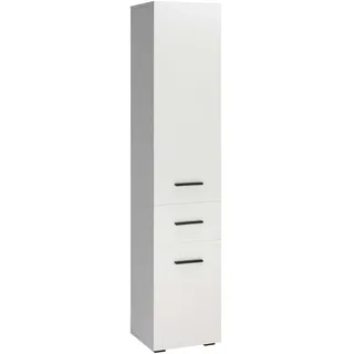 INOSIGN Skara Hochschrank 38 x 180 cm Weiß Kunststoff/Metall/MDF