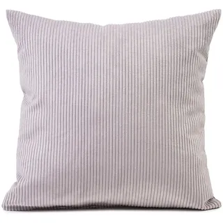 Gözze Capri Cord Dekokissen 40 x 40 cm Silber