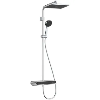 Hansgrohe Activera Q Showerpipe 290/180 1jet mit ShowerTablet Select 360 Chrom 28648000
