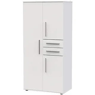Demeyere GROUP Kleiderschrank "Versatil" B/H/ T ca. 90x190cmx50cm, Schubladen in komfortabler Höhe, Made in France, Kinderkleiderschrank, weiß