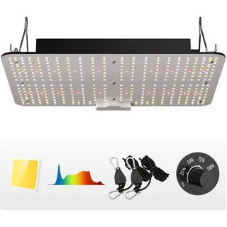 VEVOR 150W Dimmbar Pflanzenlampe LED 30x40x12cm Pflanzenlampe 50,000 Stunden Vollspektrum 19000lm Lichtstrom Wachstumslampe 760nm Infrarot-Wellenlänge Pflanzenlicht Gewächshäuser Anbauzelte Balkone