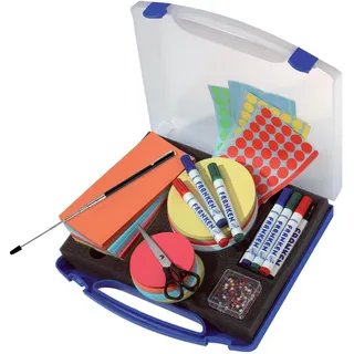 Franken Moderationskoffer MINI blau